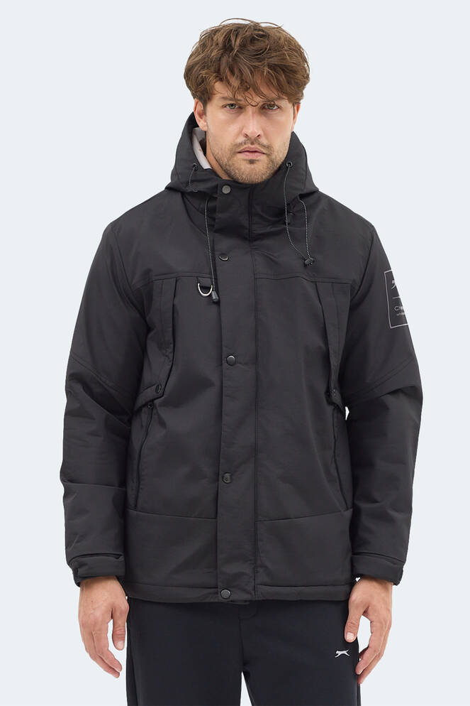 Slazenger GLOBE Erkek Siyah Mont & Kaban