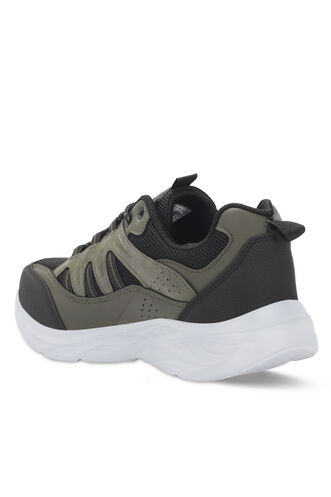 Slazenger GOAL Men's Sneaker Black - Khaki - Thumbnail