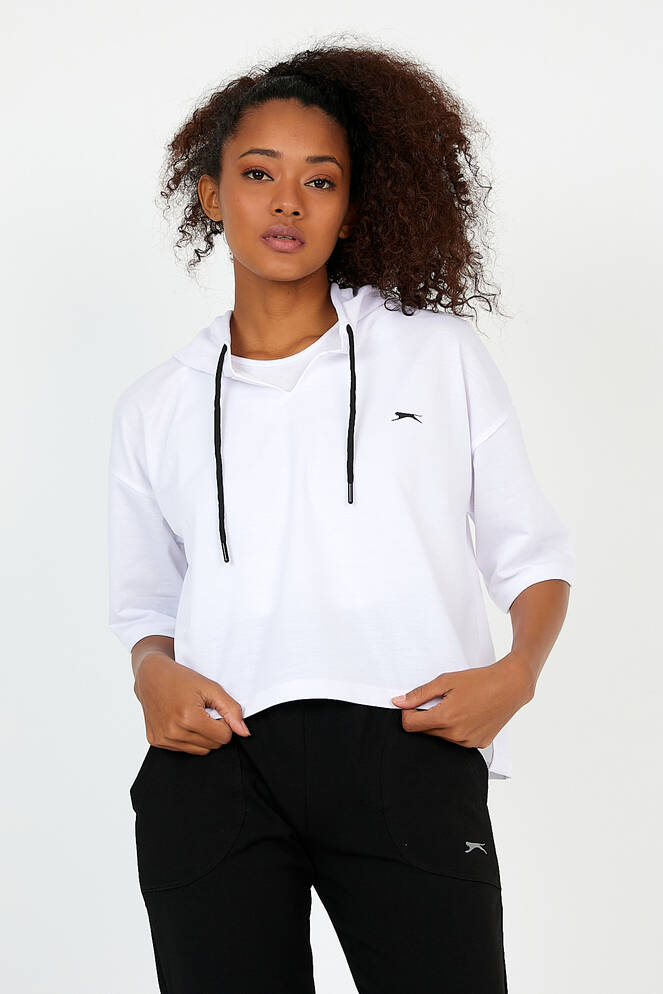 Slazenger GOLYAT Kadın Sweatshirt Beyaz