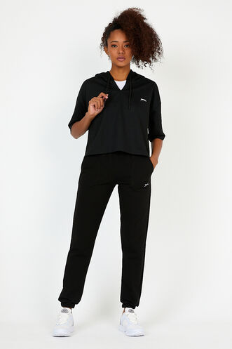 Slazenger GOLYAT Women's Sweatshirt Black - Thumbnail
