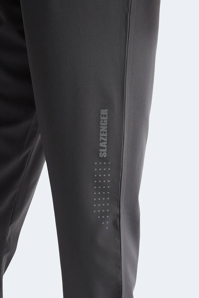Slazenger GRIET Erkek Fermuar Cepli Koyu Gri Eşofman Altı