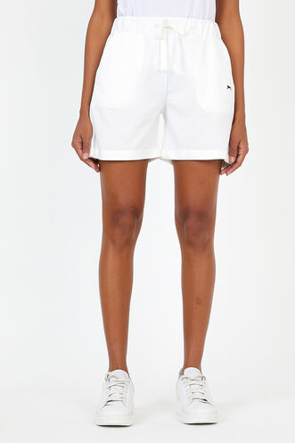 Slazenger GROZDA Women's Fitness Shorts Broken White - Thumbnail