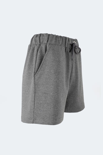 Slazenger GRY Women's Shorts Dark Gray - Thumbnail