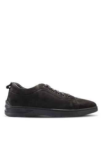 Slazenger GUIDO Sneaker Men's Shoes Black Nubuck - Thumbnail