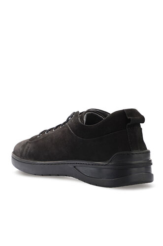 Slazenger GUIDO Sneaker Men's Shoes Black Nubuck - Thumbnail