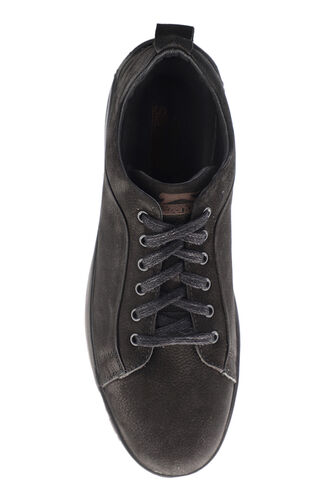 Slazenger GUIDO Sneaker Men's Shoes Black Nubuck - Thumbnail