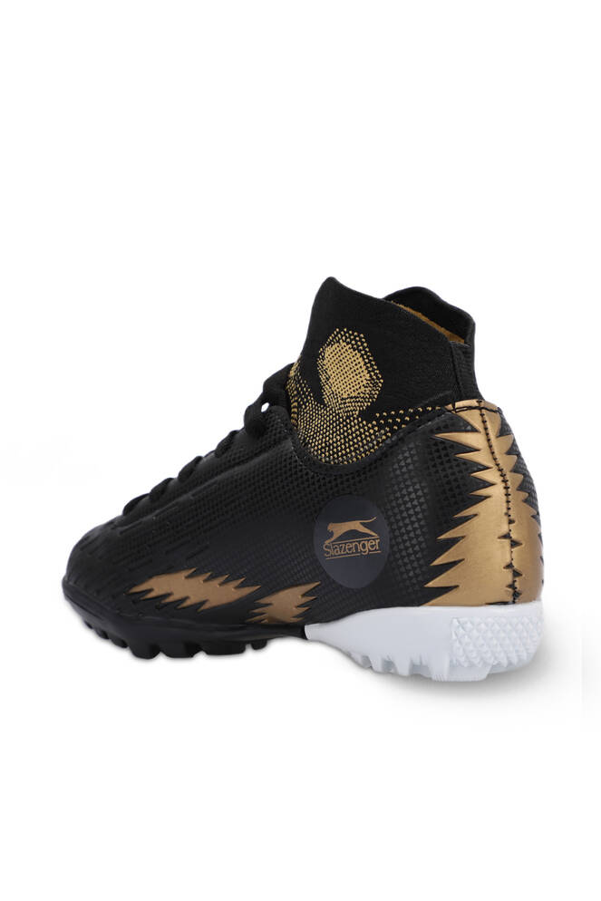 Slazenger HADAS HS Futbol Erkek Çocuk Halı Saha Ayakkabı Siyah - Sarı