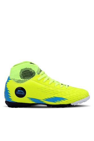Slazenger - Slazenger HADAS HS Futbol Erkek Halı Saha Ayakkabı Neon Sarı