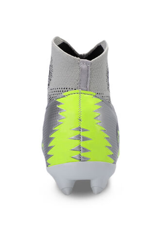 Slazenger HADAS KRP Futbol Erkek Çocuk Krampon Ayakkabı Gri - Thumbnail
