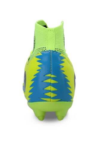 Slazenger HADAS KRP Futbol Erkek Çocuk Krampon Ayakkabı Neon Sarı - Thumbnail