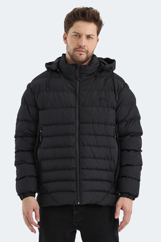 Slazenger - Slazenger HADI Erkek Mont & Ceket Siyah