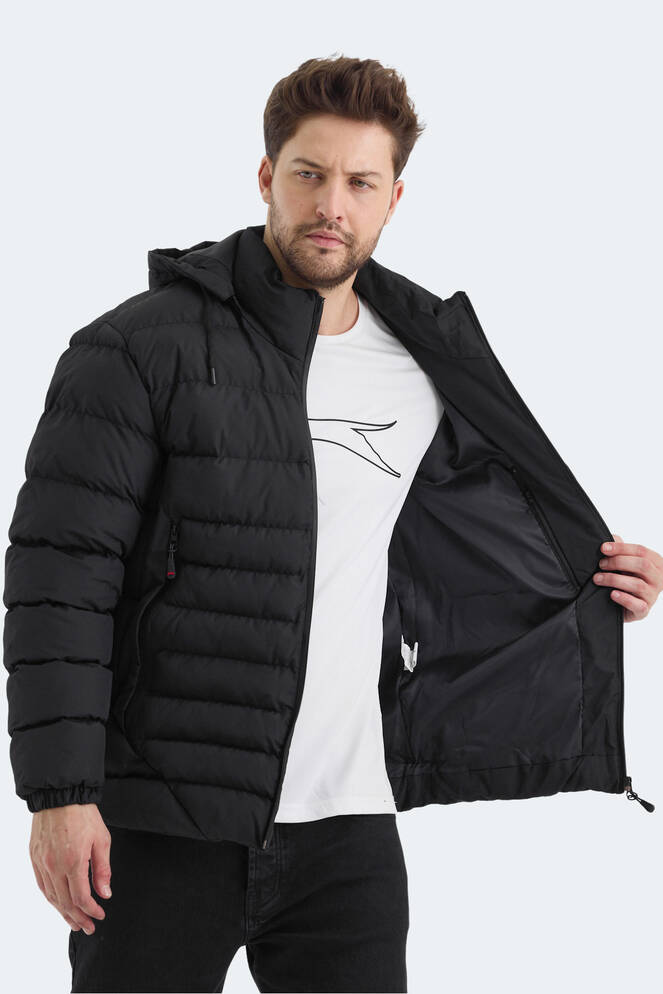 Slazenger HADI Erkek Mont & Ceket Siyah