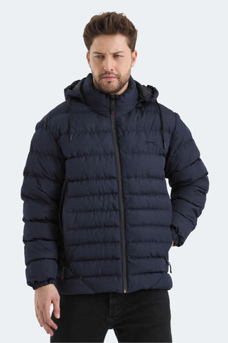 Slazenger HADI Men's Coat & Jacket Navy - Thumbnail