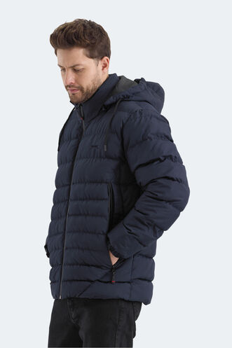 Slazenger HADI Men's Coat & Jacket Navy - Thumbnail