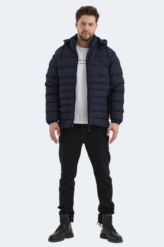 Slazenger HADI Men's Coat & Jacket Navy - Thumbnail