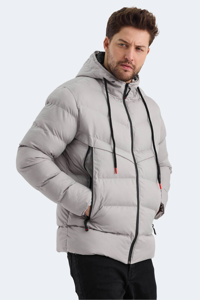 Slazenger HAIFA Men's Jacket Stone Grey