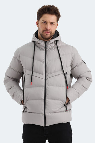 Slazenger HAIFA Men's Jacket Stone Grey - Thumbnail