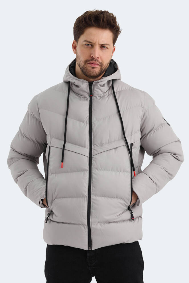 Slazenger HAIFA Men's Jacket Stone Grey