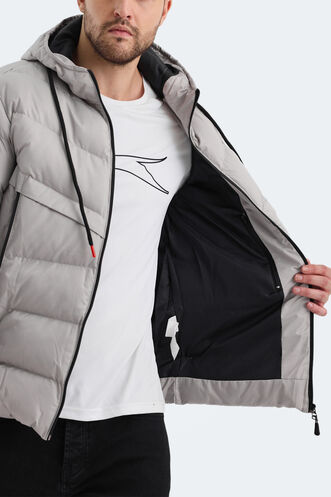 Slazenger HAIFA Men's Jacket Stone Grey - Thumbnail