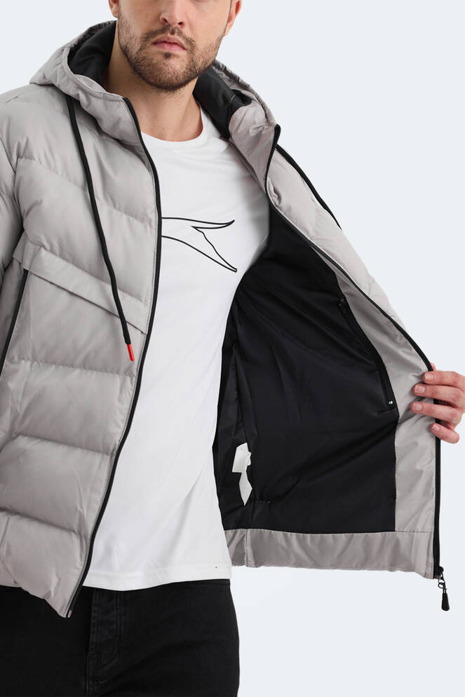 Slazenger HAIFA Men's Jacket Stone Grey