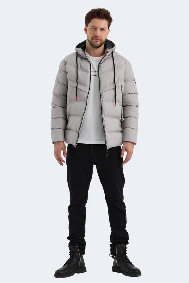 Slazenger HAIFA Men's Jacket Stone Grey