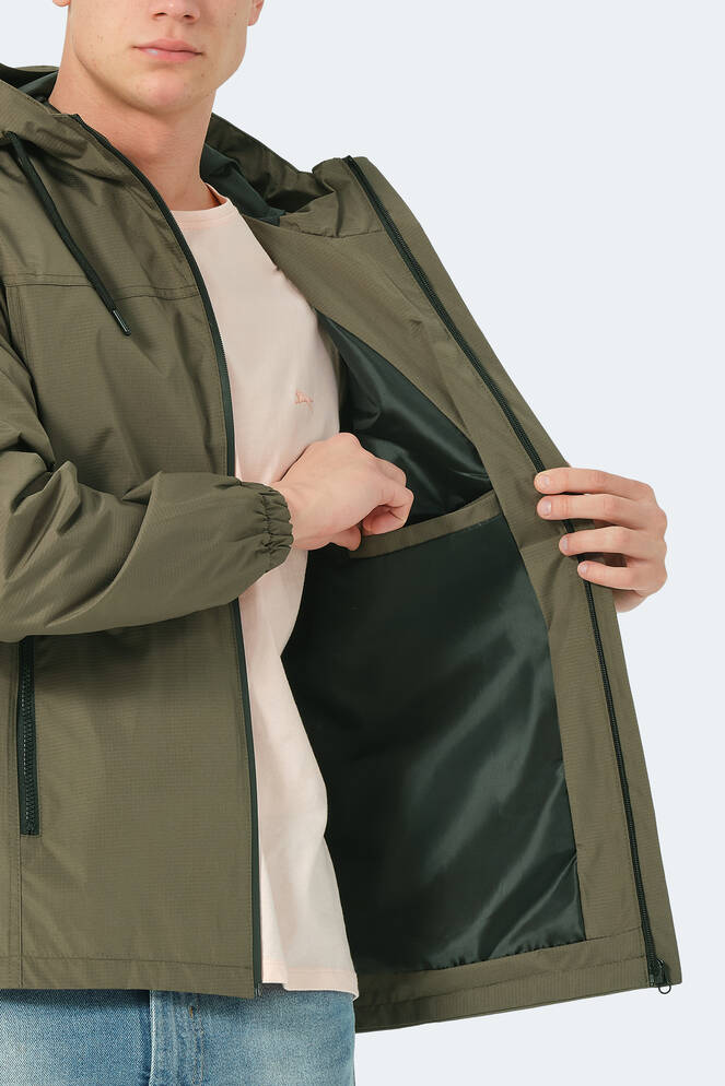 Slazenger HAILEY Erkek Yağmurluk Zeytin Yeşili