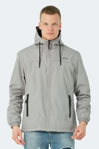 Slazenger HAILEY Men's Raincoat Gray - Thumbnail