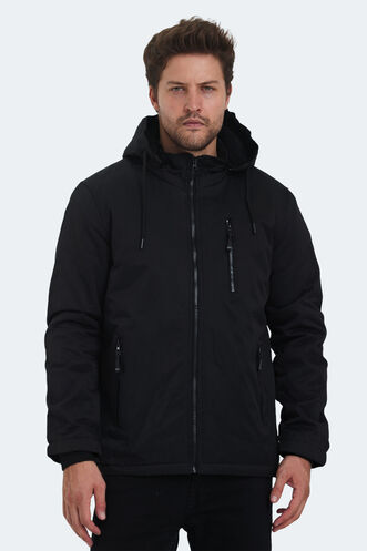 Slazenger HALDOR Men's Coat & Jacket Black - Thumbnail