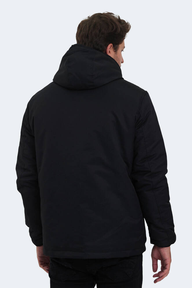 Slazenger HALLE Erkek Mont & Ceket Siyah