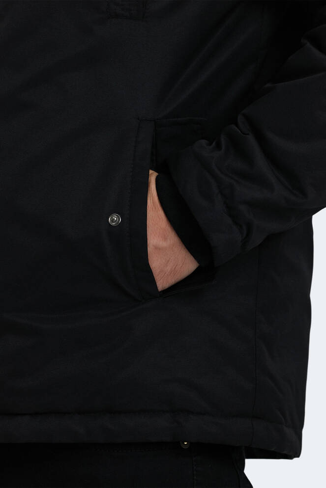 Slazenger HALLE Erkek Mont & Ceket Siyah