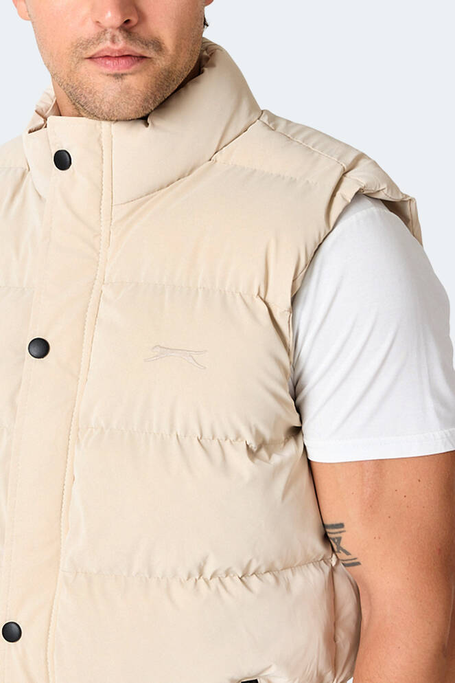 Slazenger HALOX Erkek Şişme Bej Yelek