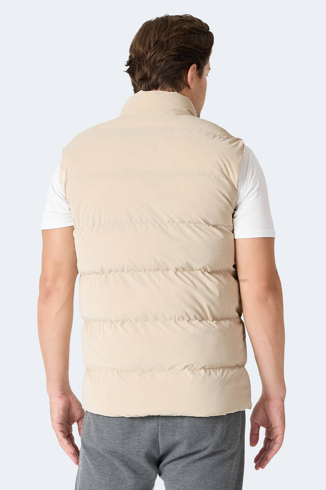 Slazenger HALOX Erkek Şişme Bej Yelek