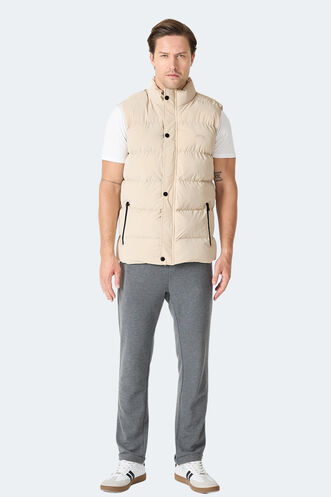 Slazenger HALOX Erkek Şişme Bej Yelek - Thumbnail