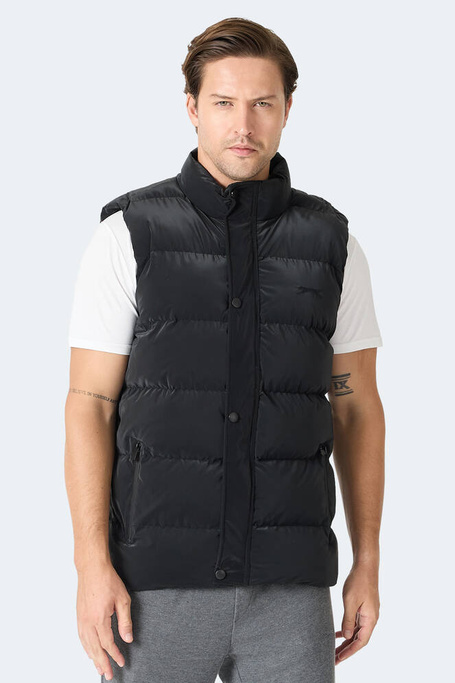Slazenger HALOX Erkek Şişme Siyah Yelek