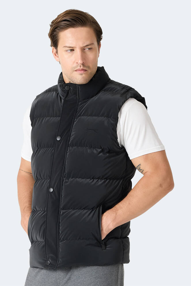 Slazenger HALOX Erkek Şişme Siyah Yelek