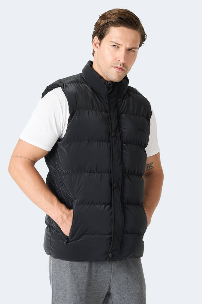 Slazenger HALOX Erkek Şişme Siyah Yelek