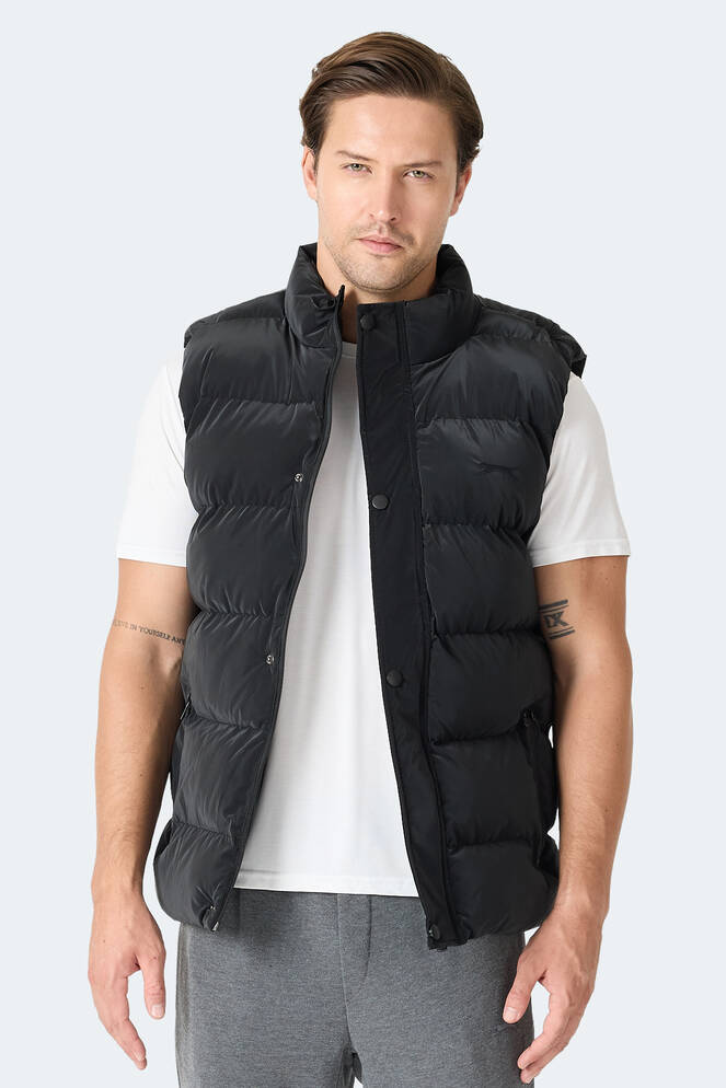 Slazenger HALOX Erkek Şişme Siyah Yelek