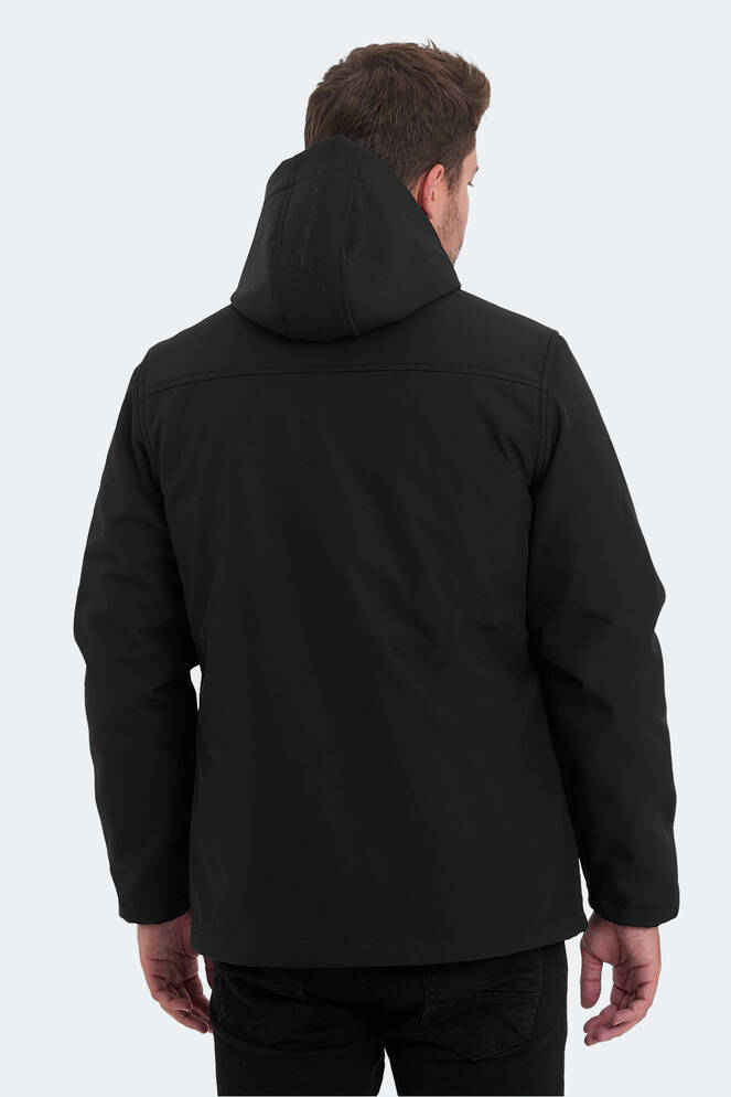 Slazenger HALSTEN Erkek Mont & Ceket Siyah