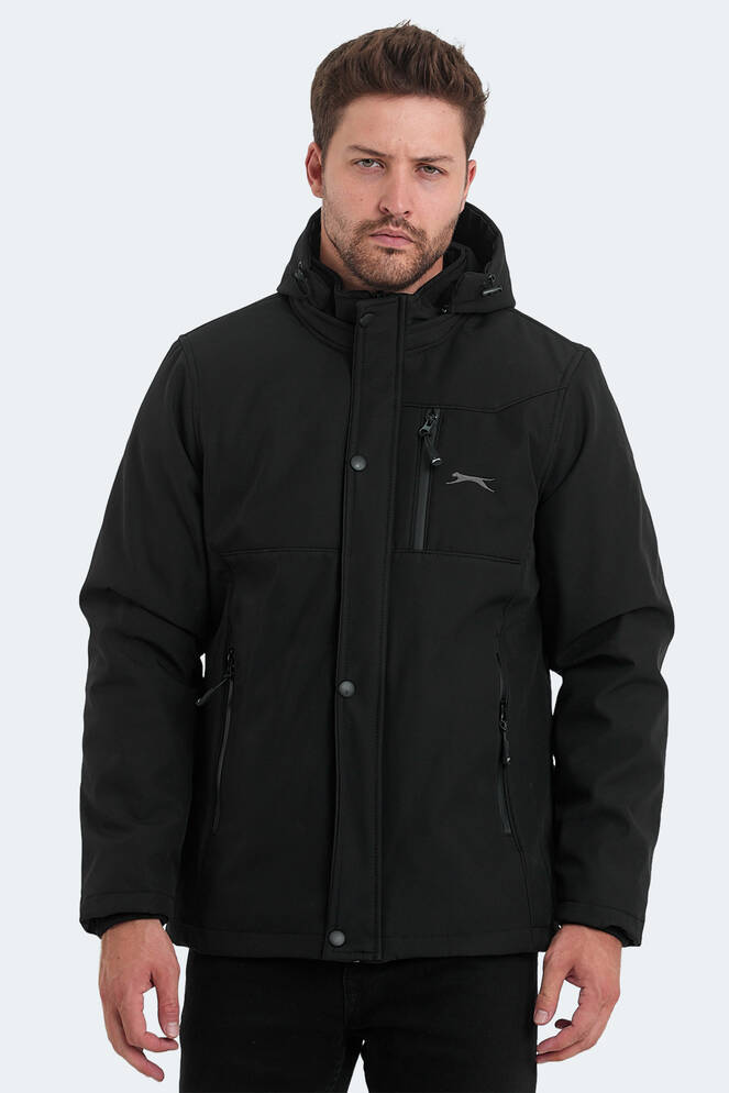 Slazenger HALSTEN Men's Coat & Jacket Black
