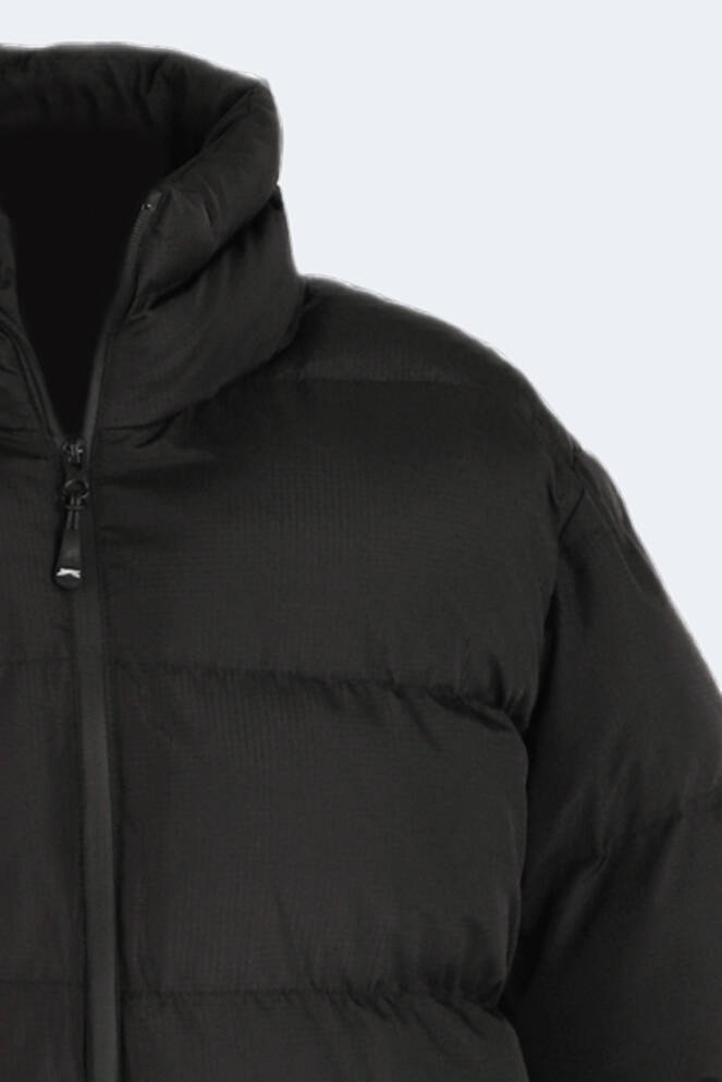Slazenger HAMA IN Büyük Beden Erkek Şişme Siyah Mont & Kaban