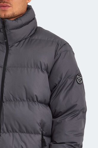 Slazenger HAMA Erkek Mont Koyu Gri - Thumbnail