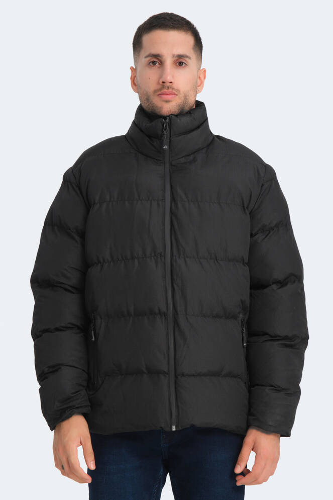 Slazenger HAMA IN Erkek Şişme Siyah Mont & Kaban