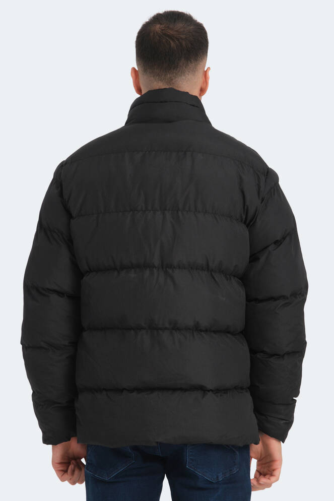 Slazenger HAMA IN Erkek Şişme Siyah Mont & Kaban