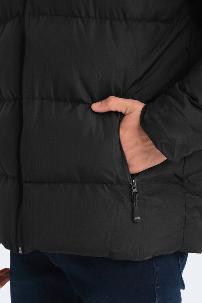 Slazenger HAMA IN Erkek Şişme Siyah Mont & Kaban