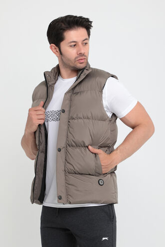 Slazenger HAMILTON Erkek Toprak Yelek - Thumbnail