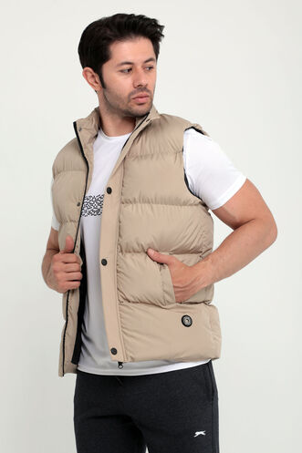 Slazenger HAMILTON Men's Vest Beige - Thumbnail