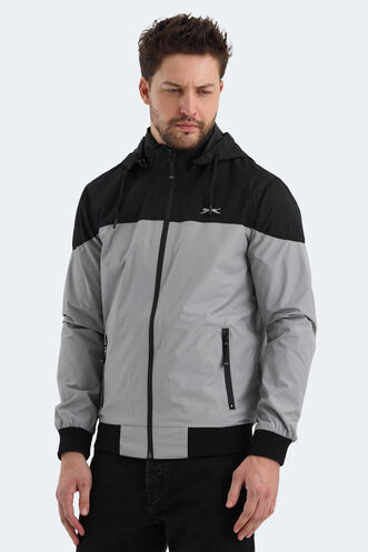 Slazenger HAMNET Erkek Yağmurluk Gri - Thumbnail