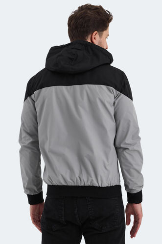 Slazenger HAMNET Men's Raincoat Gray - Thumbnail