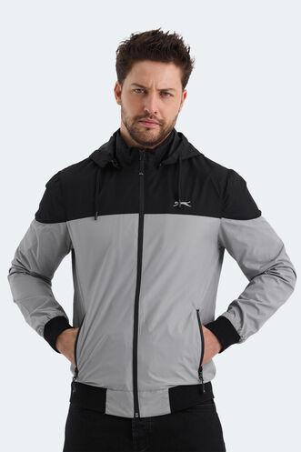 Slazenger HAMNET Men's Raincoat Gray - Thumbnail
