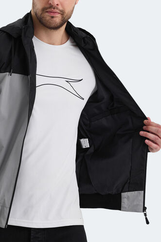 Slazenger HAMNET Men's Raincoat Gray - Thumbnail